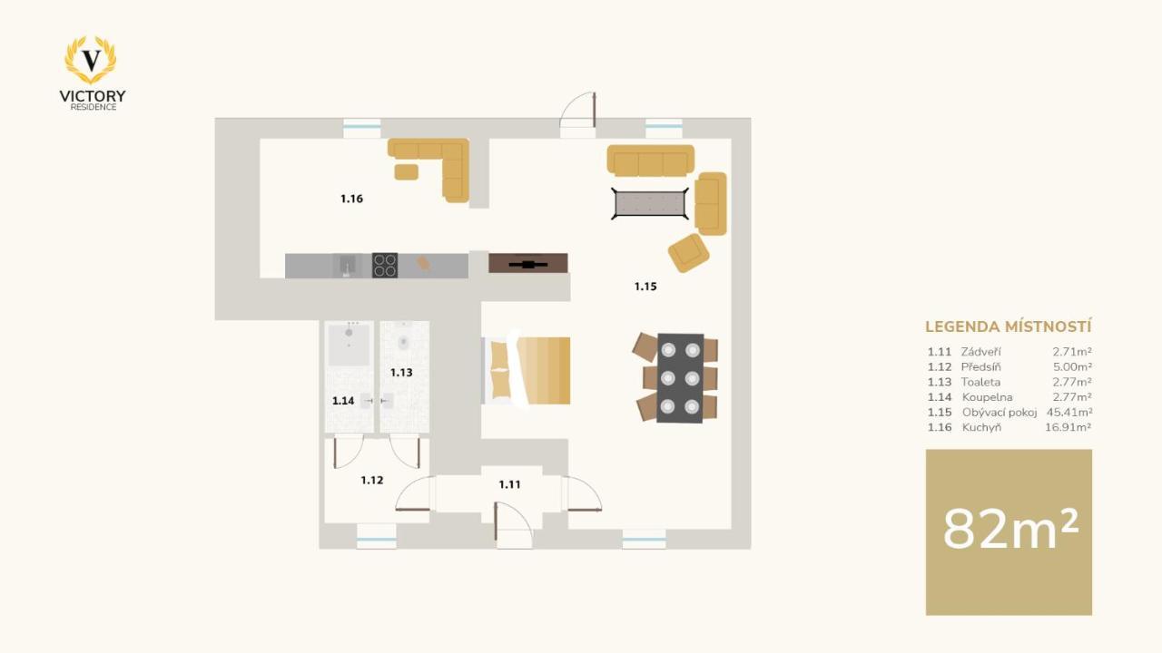 Apartmany Victory Residence Prosecne Εξωτερικό φωτογραφία